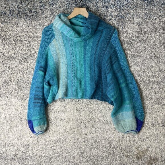 Free People Sweaters - Free People Sweater Womens XS Small Alpaca Knit Cowl Neck Boho Pullover